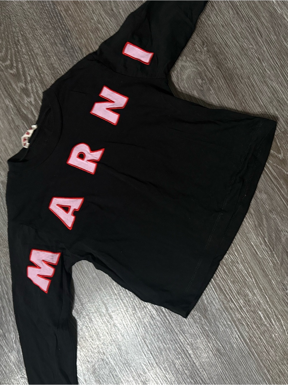 Marni Black Long Sleeve Tee